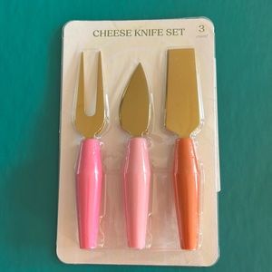 🐶TWO FOR $7 Cheese knife set (in original packaging)